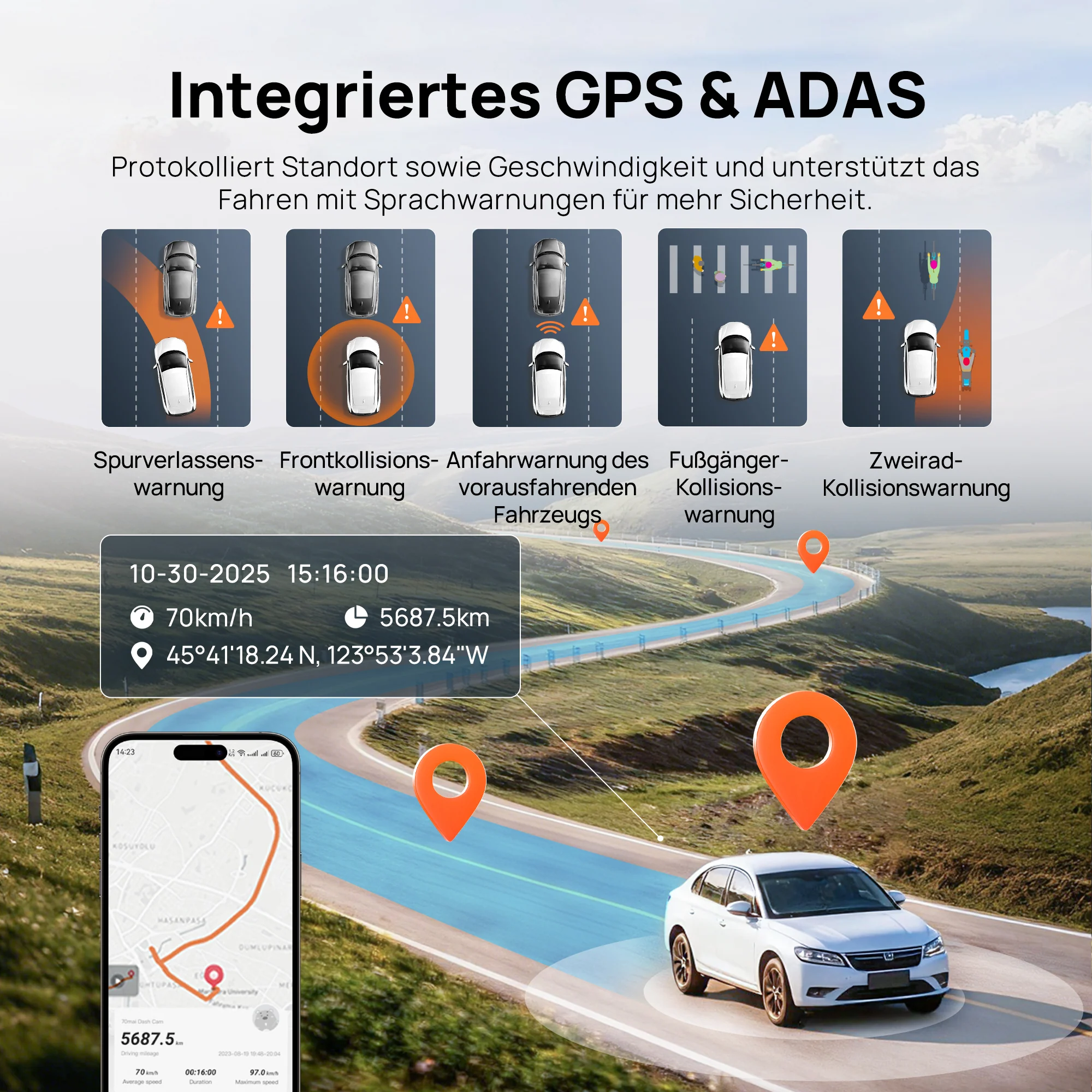 70mai Dash Cam 4K A810S with Sony STARVIS 2 IMX678, License Plate Enhancement, Buffered Emergency Record, Supercapacitor & 4G LTE - Image 8