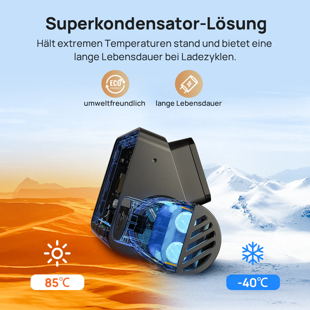 70mai Dash Cam 4K T800 3-Channel w/ Dual 4K, STARVIS 2 IMX678, HDR Night Vision, AI Detection, Emergency Record, 4G LTE & Supercapacitor - Image 17