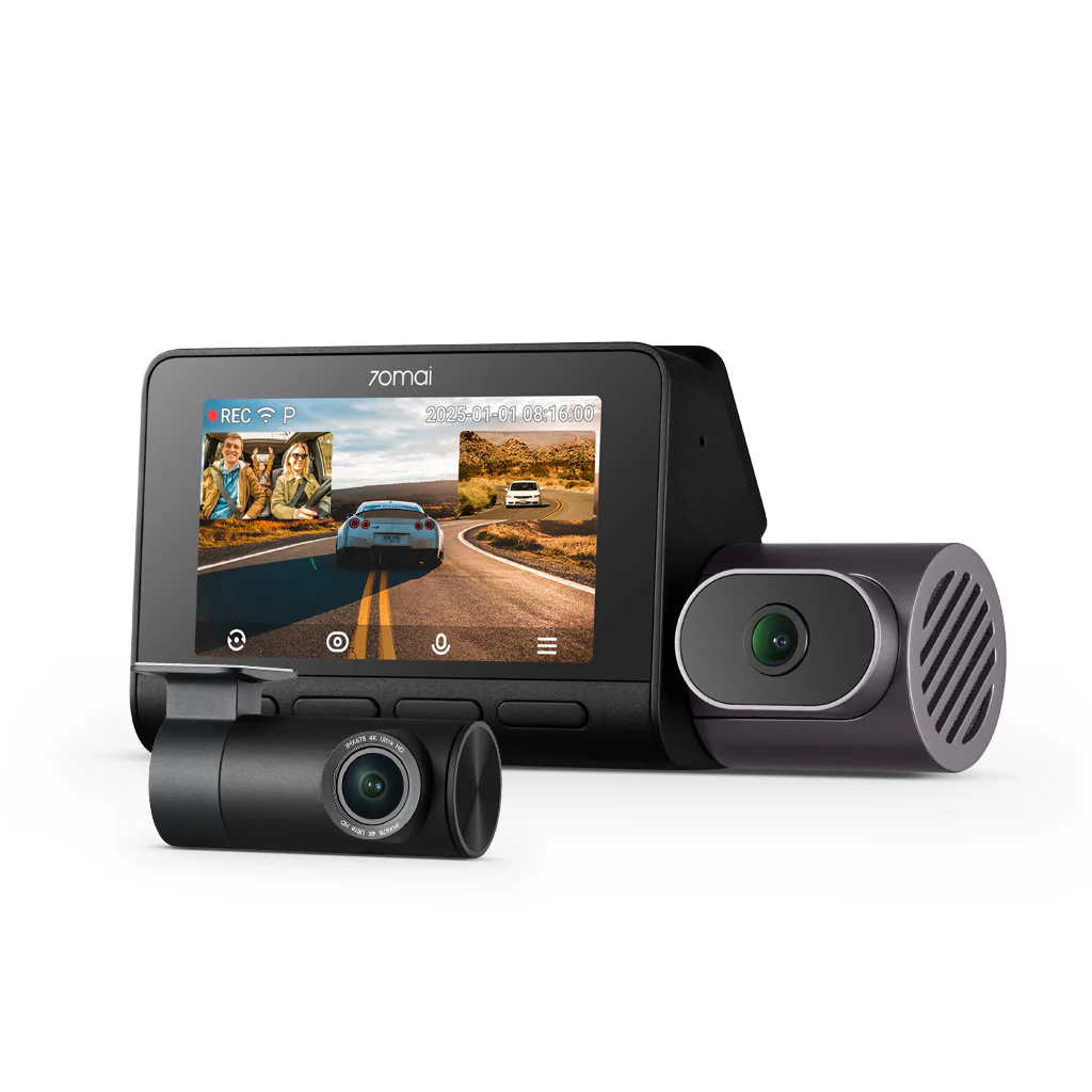 70mai Dash Cam 4K T800 3-Channel w/ Dual 4K, STARVIS 2 IMX678, HDR Night Vision, AI Detection, Emergency Record, 4G LTE & Supercapacitor - Image 22