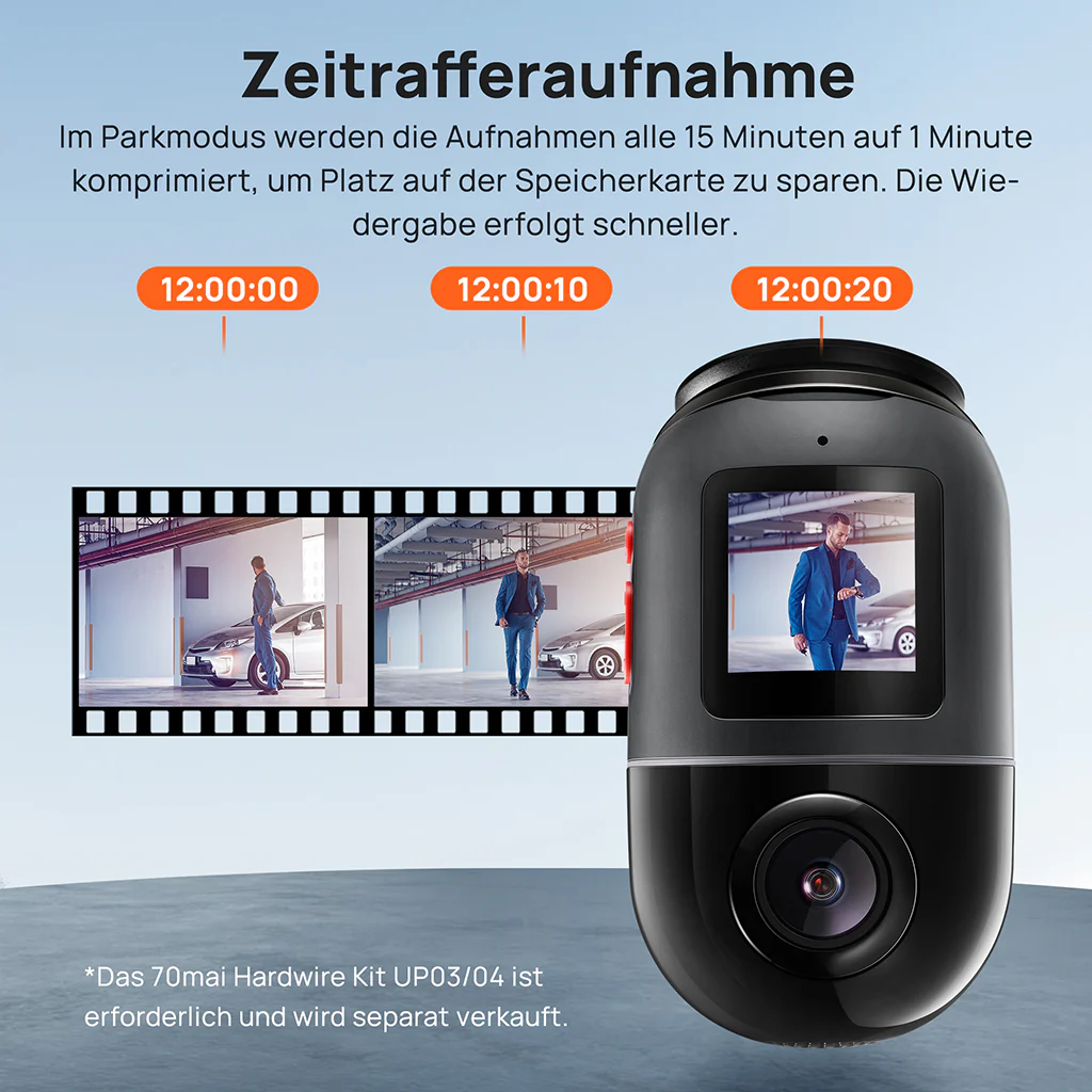 70mai Dash Cam Omni 360° Full View with Built-In eMMC, AI Detection & 4G LTE Supported - Image 10