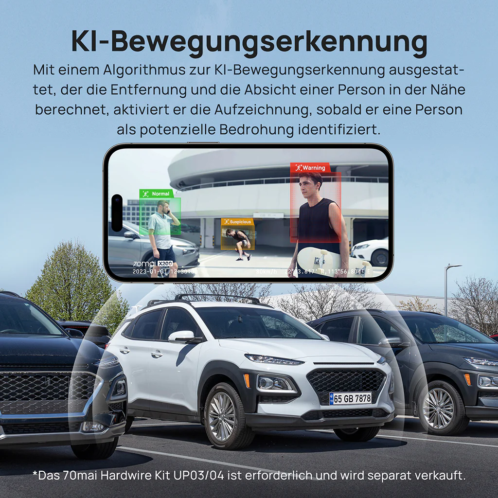 70mai Dash Cam Omni 360° Full View with Built-In eMMC, AI Detection & 4G LTE Supported - Image 11