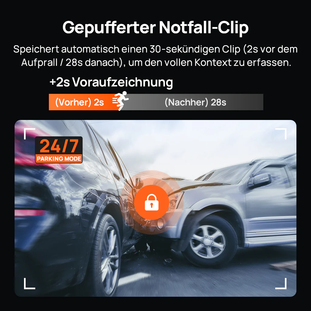 70mai Dash Cam 4K M800 with Built-In eMMC, Dual Sony STARVIS 2, HDR Recording, 4G LTE & Compact Design - Image 6