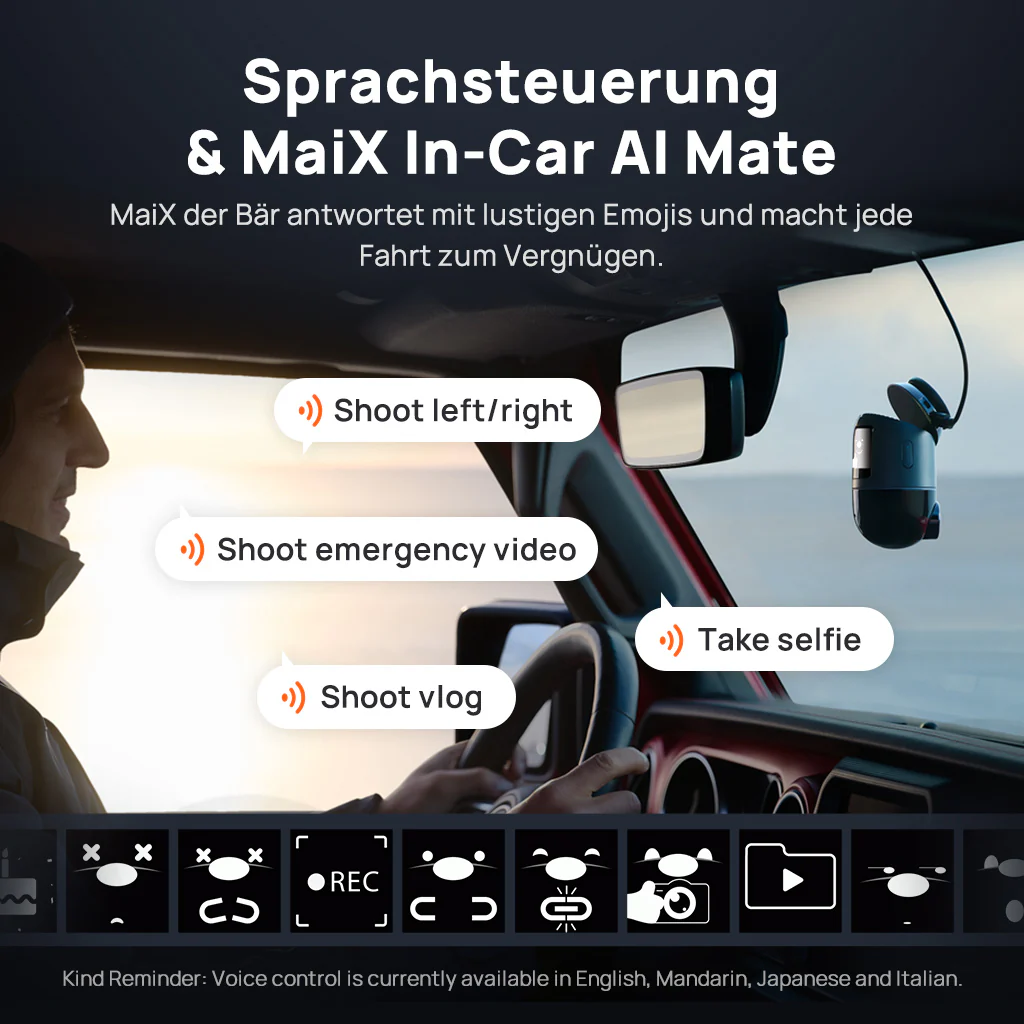 70mai Dash Cam 4K Omni 360° Full View with Dual Sony STARVIS 2, AI 2.0 & 4G LTE Supported - Image 10