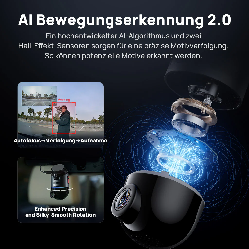70mai Dash Cam 4K Omni 360° Full View with Dual Sony STARVIS 2, AI 2.0 & 4G LTE Supported - Image 9